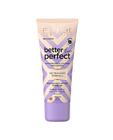 EVELINE BETTER THAN PERFECT BASE NR 05 CREAMY BEIGE 30 ML