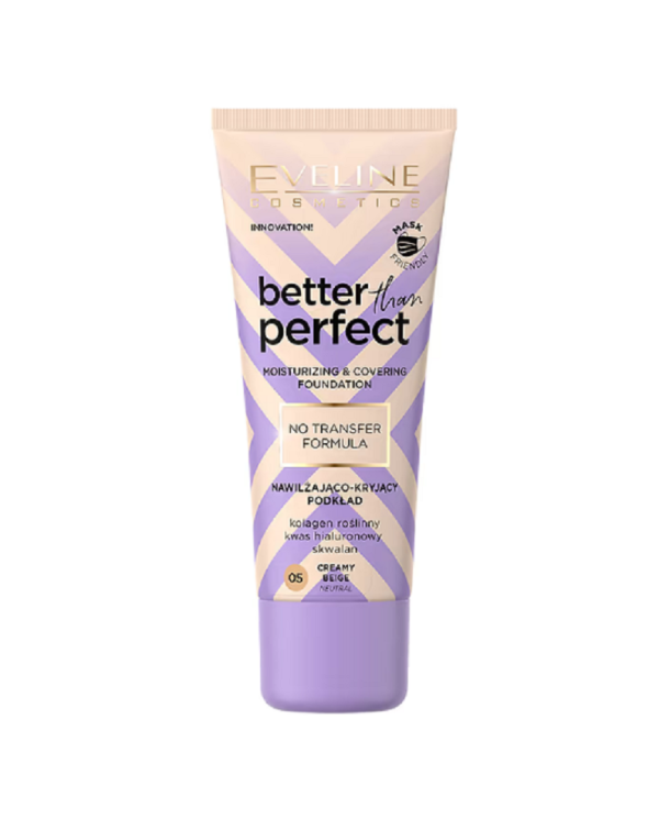 EVELINE BETTER THAN PERFECT BASE NR 05 CREAMY BEIGE 30 ML