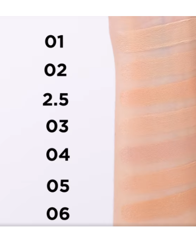 EVELINE LIQUID CAMOUFLAGE WATERPROOF NR 01 LIGHT PORCELAIN 7ML