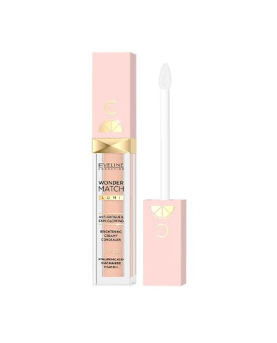 EVELINE WONDER MATCH CORRETOR ILUMINADOR COM VIT C NO 20 WARM 6,8 ML