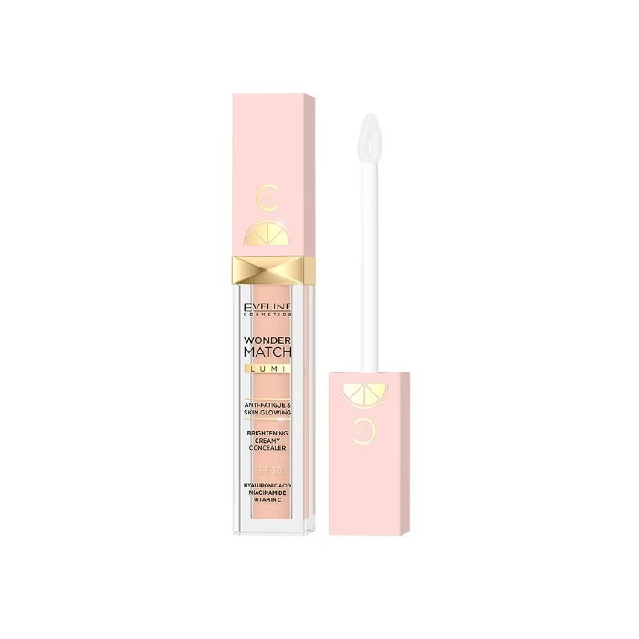 EVELINE WONDER MATCH CORRETOR ILUMINADOR COM VIT C NO 20 WARM 6,8 ML