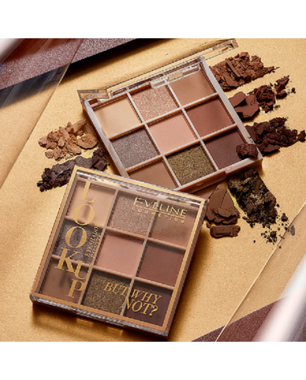 EVELINE LOOK UP BUT WHY NOT ? PALETTE SOMBRA 9 CORES