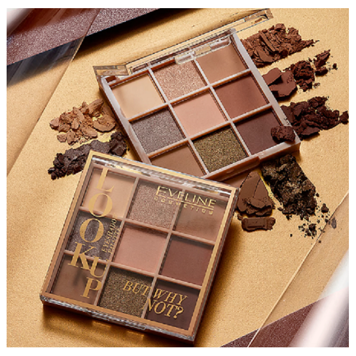 EVELINE LOOK UP BUT WHY NOT? PALETTE SOMBRA 9 CORES