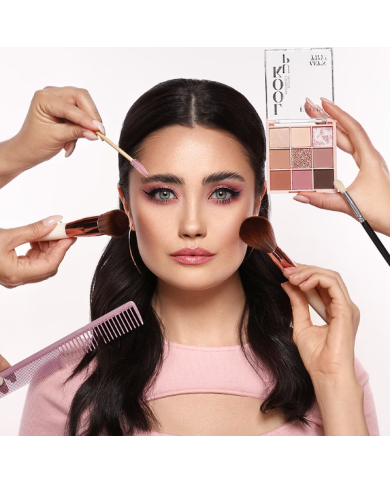 EVELINE LOOK UP LET´S TRY PALETTE SOMBRA 9 CORES