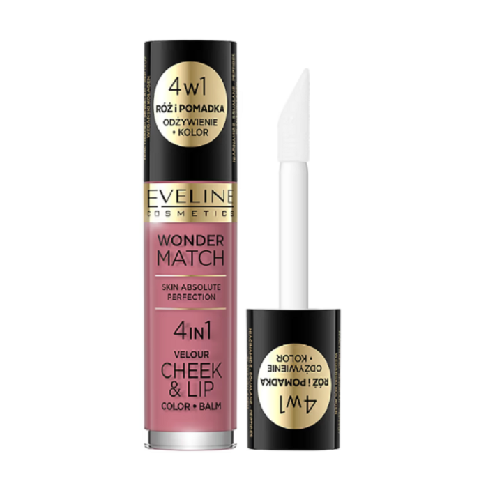 EVELINE WONDER MATCH BATOM E BLUSH LÍQUIDO NR 4 4,5 ML