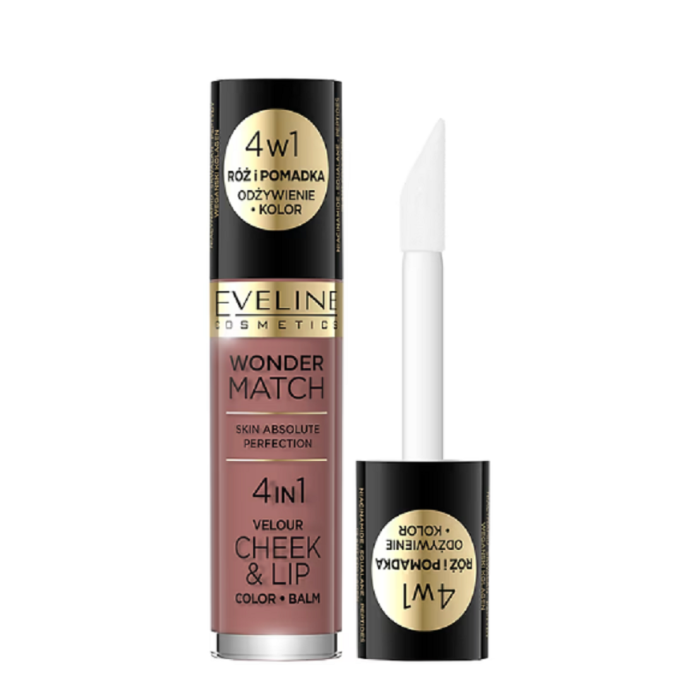 EVELINE WONDER MATCH BATOM E BLUSH LÍQUIDO NR 5 4,5 ML