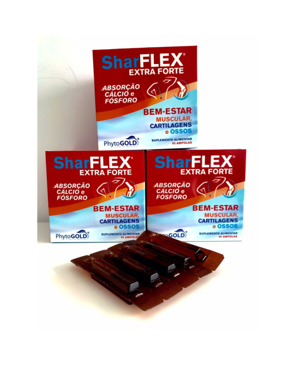 SHARFLEX EXTRA FORTE 40 AMPOLAS – PACK TRIPLO PHARMAVIDA