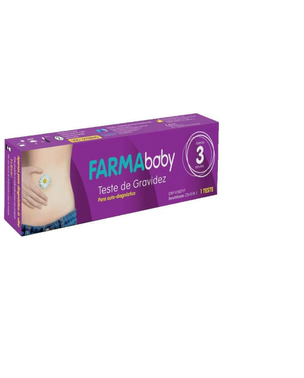 TESTE DE GRAVIDEZ FARMABABY 1 UNIDADE
