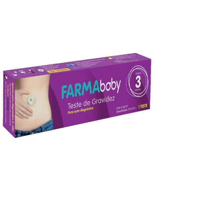 TESTE DE GRAVIDEZ FARMABABY 1 UNIDADE