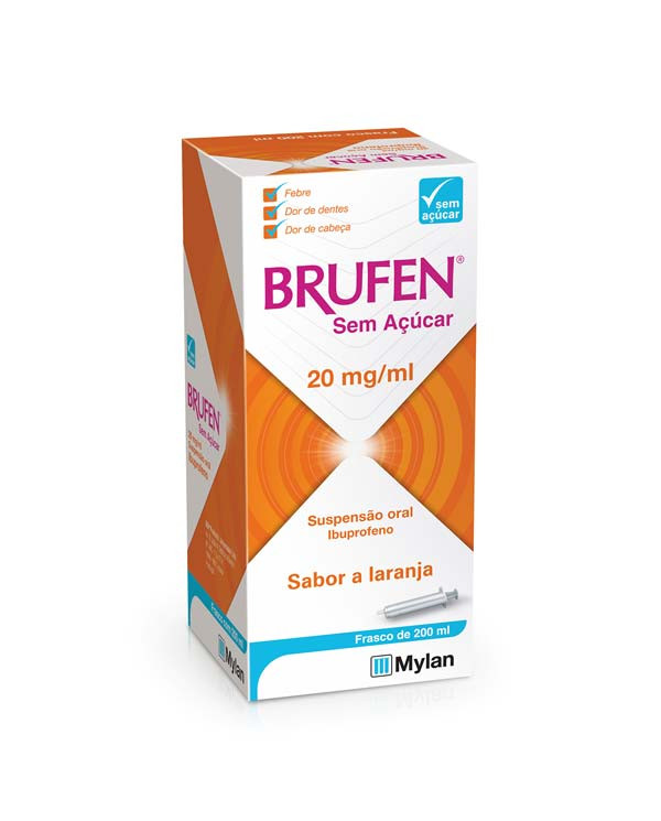 BRUFEN SEM AÇÚCAR 20mg/ml SUSPENSÃO ORAL 200ml