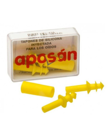 APOSAN TAPÓN DE SILICONA INYECTADA PARA NIÑOS 2 UNIDADES