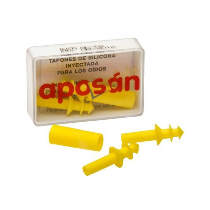 APOSAN TAPÓN DE SILICONA INYECTADA PARA NIÑOS 2 UNIDADES