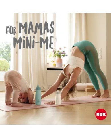 VASO SIP NUK MINI-ME 9+ ROSA 300ML