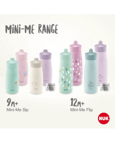 NUK VASO FLIP MINI-ME 12+ VERDE 450ML
