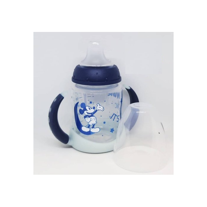 NUK Biberão  de Aprendizagem First Choice, 150ml 6-18M Mickey brilha no escuro azul
