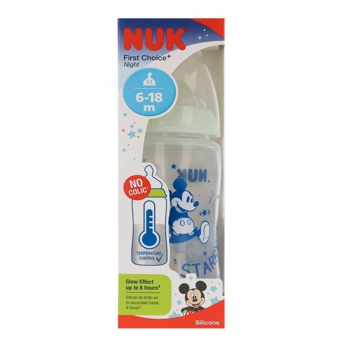 NUK BIBERÓN FIRST CHOICE NOCHE MICKEY 6-18M - 300 ML