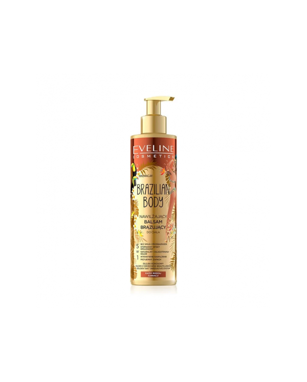 EVELINE BRAZILIAN BODY BÁLSAMO CORPORAL HIDRATANTE E BRONZEADOR 200ML