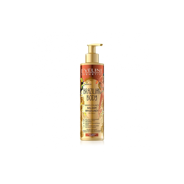 EVELINE BRAZILIAN BODY BÁLSAMO CORPORAL HIDRATANTE E BRONZEADOR 200ML