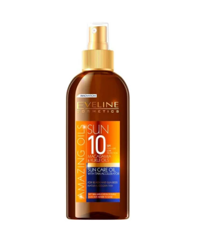 EVELINE AMAZINGS OILS ACELERADOR BRONZEADO SPF10 150ml