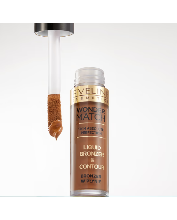 EVELINE WONDER MATCH BRONZER LÍQUIDO E CONTORNO NR 02 -4,5 ML