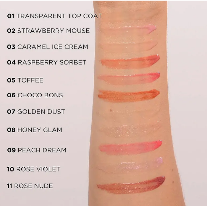 EVELINE DIAMOND GLOW LIP GLOSS NR 04 4,5 ML