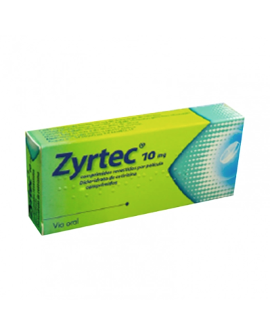 ZYRTEC 10 MG 20 TABLETAS