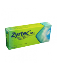 ZYRTEC 10 MG 20 TABLETAS