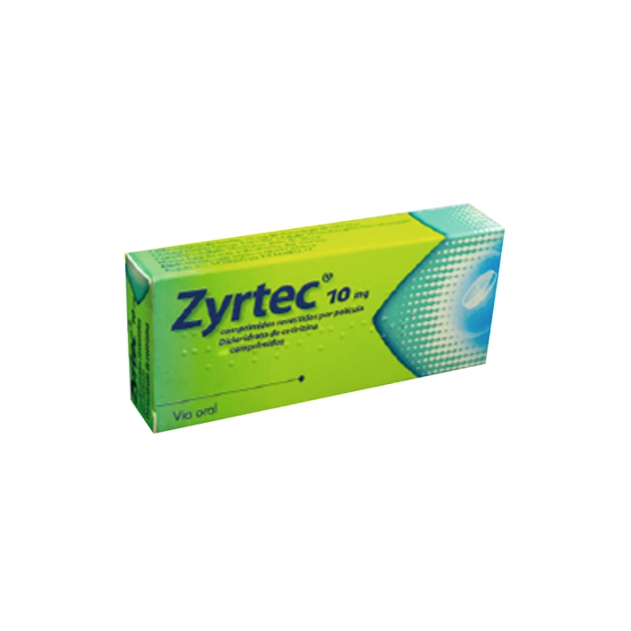 ZYRTEC 10 MG 20 TABLETAS