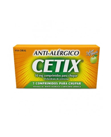 CETIX 14 COMPRIMIDOS PARA CHUPAR