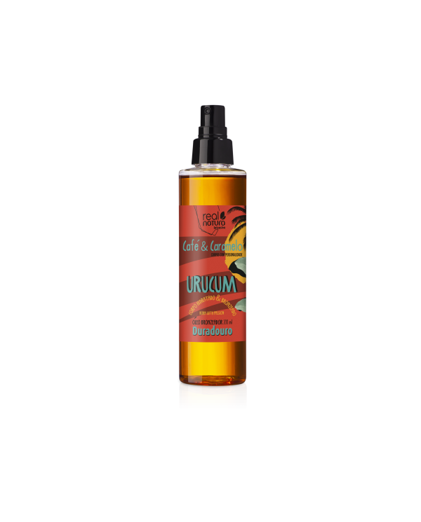 REAL NATURA BRONZEADOR URUCUM CAFÉ E CARAMELO 200ML
