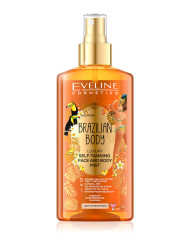 EVELINE BRAZILIAN BODY SPRAY AUTOBRONZEADOR PARA ROSTO E CORPO 150 ML