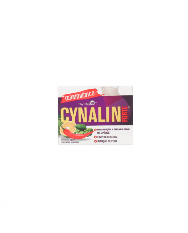 CYNALIN FORTE TERMOGÉNICO PHYTOGOLD 60 CÁPSULAS VEGETAIS