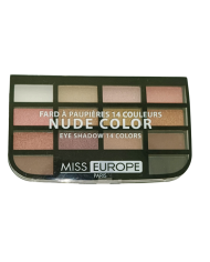 MISS EUROPE SOMBRA DE OLHOS COM 14 CORES Nº2 NUDE  11.2G