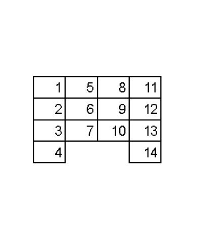 MISS EUROPE SOMBRA DE OJOS CON 14 COLORES Nº2 NUDE 11.2G