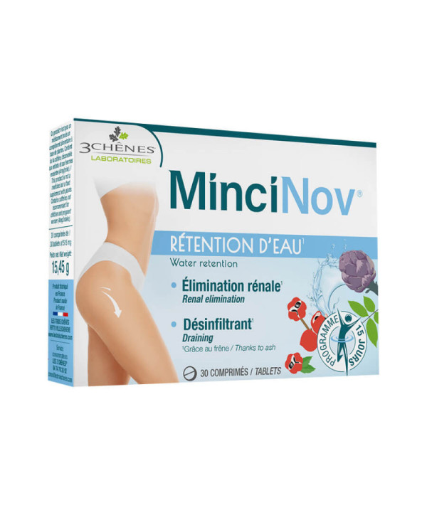 MINCINOV ANTI-EAU SUPLEMENTO ALIMENTAR 30 COMPRIMIDOS