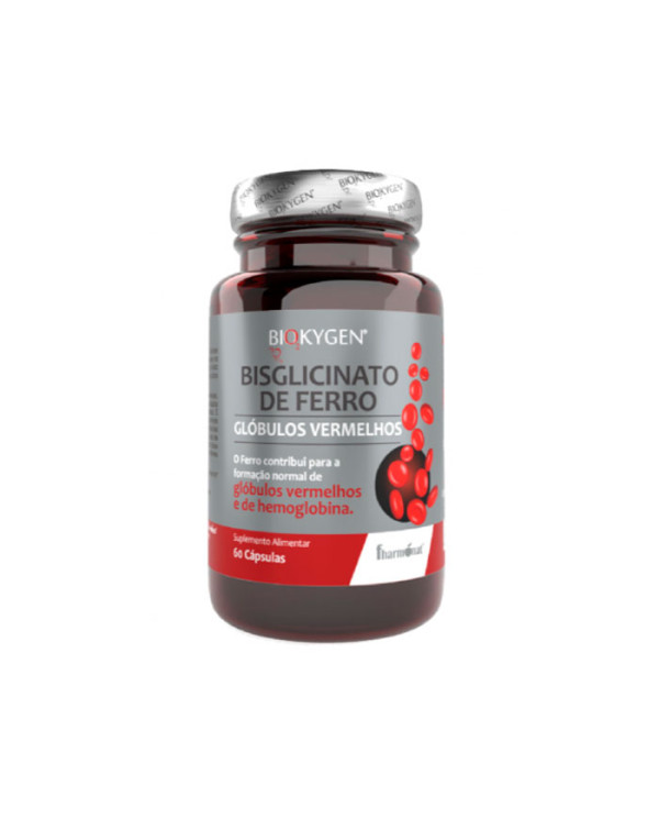 BIOKYGEN BISGLICINATO DE FERRO 60 CÁPSULAS