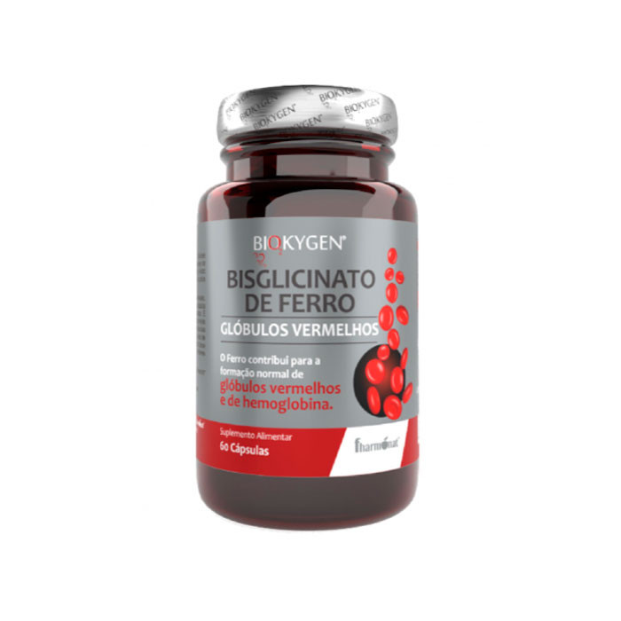 BIOKYGEN BISGLICINATO DE FERRO 60 CÁPSULAS