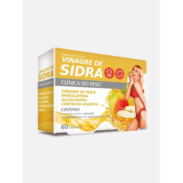 VINAGRE DE SIDRA CLÍNICA DO PESO 60 CÁPSULAS