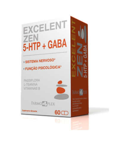 EXCELLENT ZEN 5-HTP + GABA 60 CÁPSULAS
