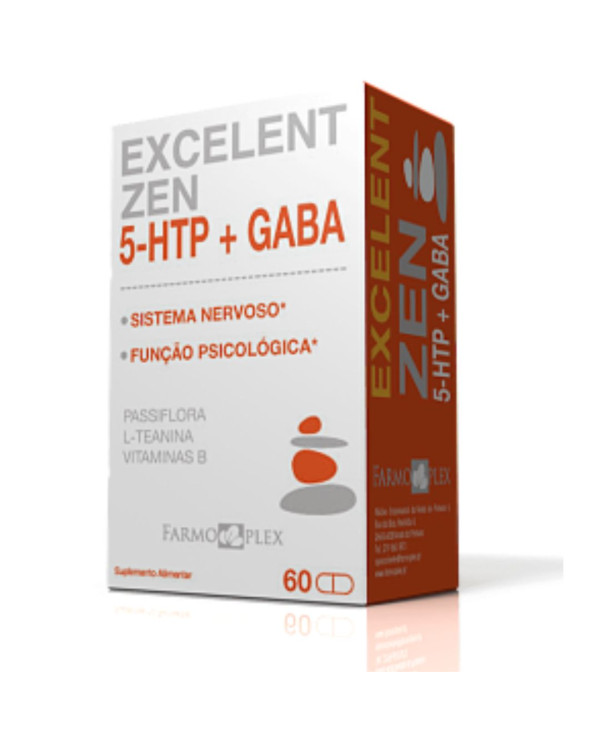 EXCELENT ZEN 5-HTP + GABA 60 CÁPSULAS