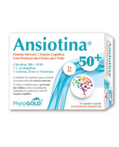 ANSIOTINA SISTEMA NERVOSO 50+ 30CAPSULAS VEGETAIS