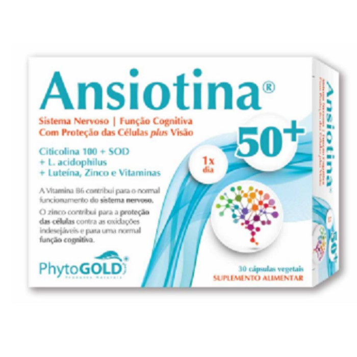ANSIOTINA SISTEMA NERVIOSO 50+ 30 CÁPSULAS VEGETALES