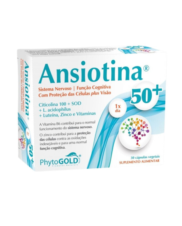 ANSIOTINA SISTEMA NERVIOSO 50+ 30 CÁPSULAS VEGETALES