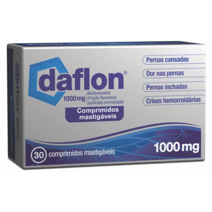 DAFLON 1000MG - 30 COMPRIMIDOS MASTICABLES