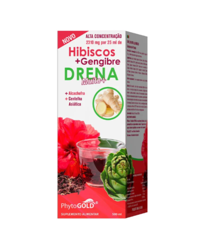 DRENA MUITO+  HIBISCOS + LIMAO 500ML