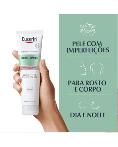 EUCERIN DERMOPURE SERUM TRIPLE EFECTO 40ML + GEL LIMPIADOR 150ML