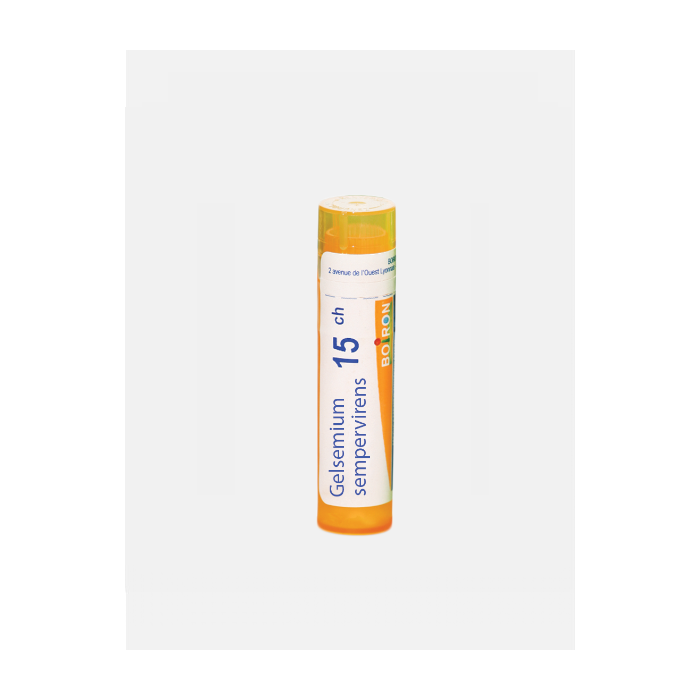 GELSEMIUM SEMPERVIRENS 15CH – 80 GRÂNULOS – BOIRON