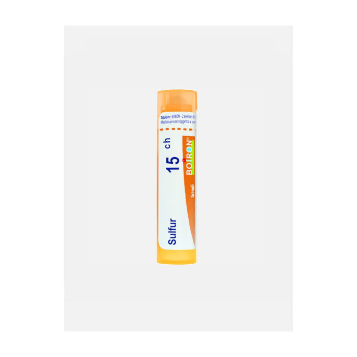 SULFUR 15CH – 80 GRÂNULOS – BOIRON