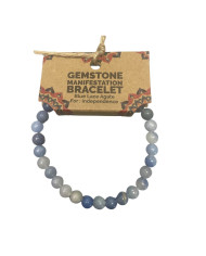 PULSEIRA MANIFESTAÇÃO ÁGATA AZUL - INDEPENDÊNCIA 6MM 1un
