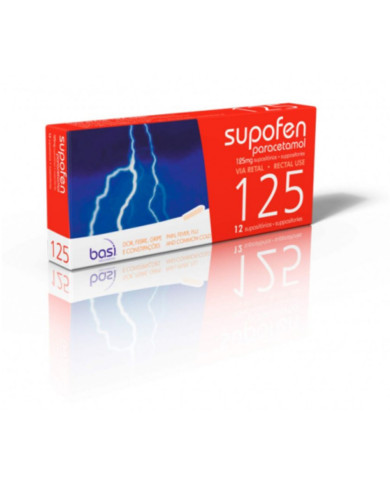 SUPOFEN 250 MG 12 SUPOSITORIOS